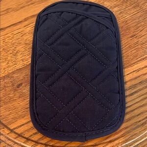 Classic Navy Quilted Double Eye Case